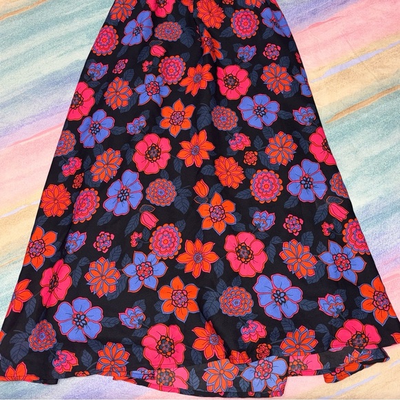 Modcloth Floral Flutter Sleeve Faux Wrap Dress size S - NWT - Picture 3 of 7